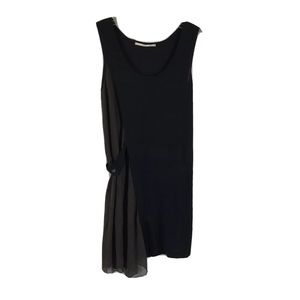 NFP New Form Perspective dress merino wool black sleeveless womens size medium